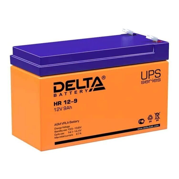 Аккумуляторная батарея Delta HR 12-9 (12V / 9Ah)
