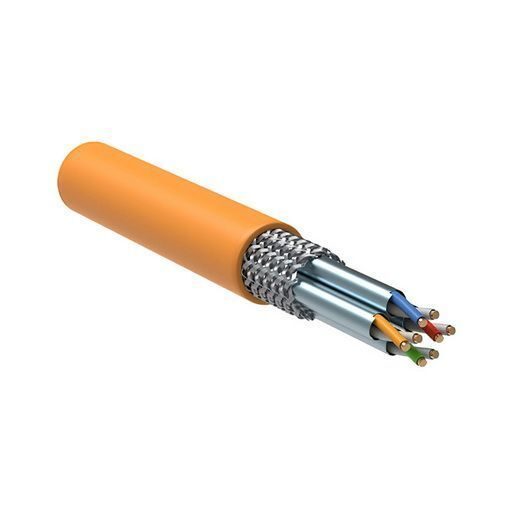 ITK Витая пара S/FTP кат.7 4х2х23AWG solid LSZH нг(А)-HF оранжевый (305м)