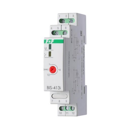 BIS-413i (LED) С встроенным таймером, для нагрузки с большим пусковым током (160А/20мс), установка на DIN-рейку FIF EA01.005.019