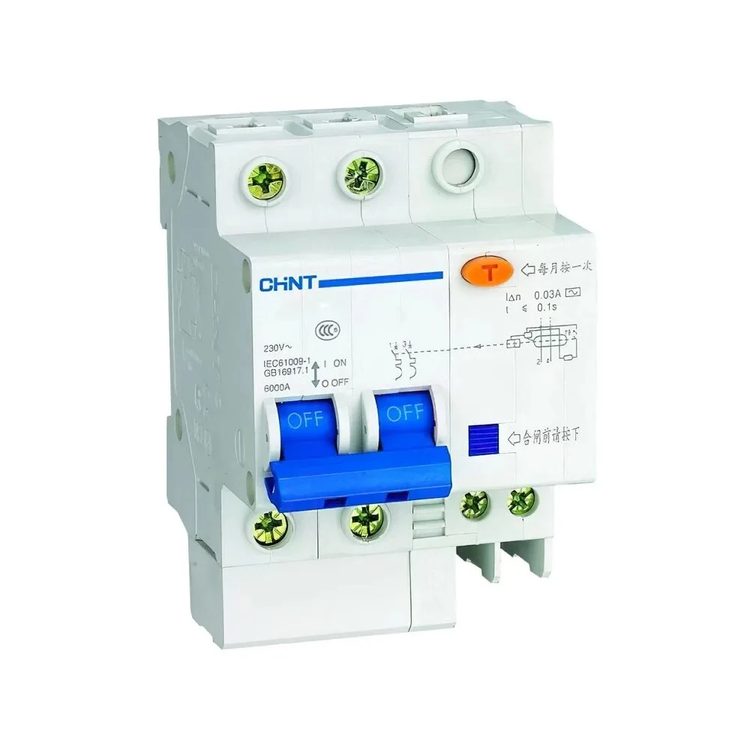 Дифференциальный автоматический выключатель DZ47LE-32 2P C25 30mA CHINT