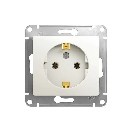 Systeme Electric Glossa Перламутр Розетка с/з, 16А