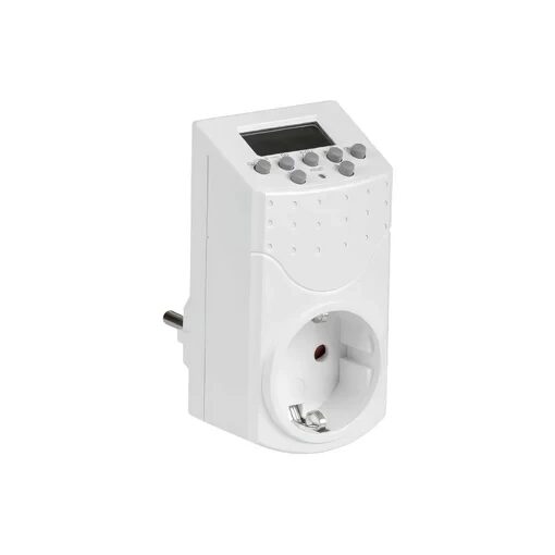 РТЭ-1 Розетка-таймер электронный 1мин 7дн 140on/off 16А IP20 белая IEK