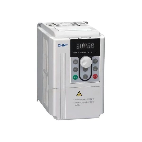 Преобразователь частоты NVF2G-2.2/TD2, 2.2кВт, 220В 1Ф, перегрузка 150%, встроенный тормозной прерыватель CHINT