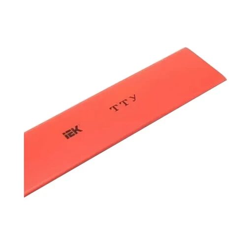 Трубка термоусадочная ТТУ нг-LS 16/8 красная (1м) IEK