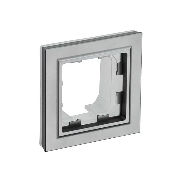 BRITE Рамка 1-местная IP44 РУ-1-БрС-44 сталь IEK