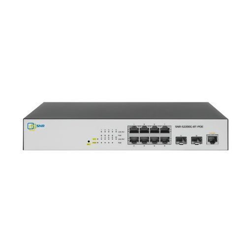 Управляемый POE коммутатор уровня 2 SNR-S2200G-8T-POE
